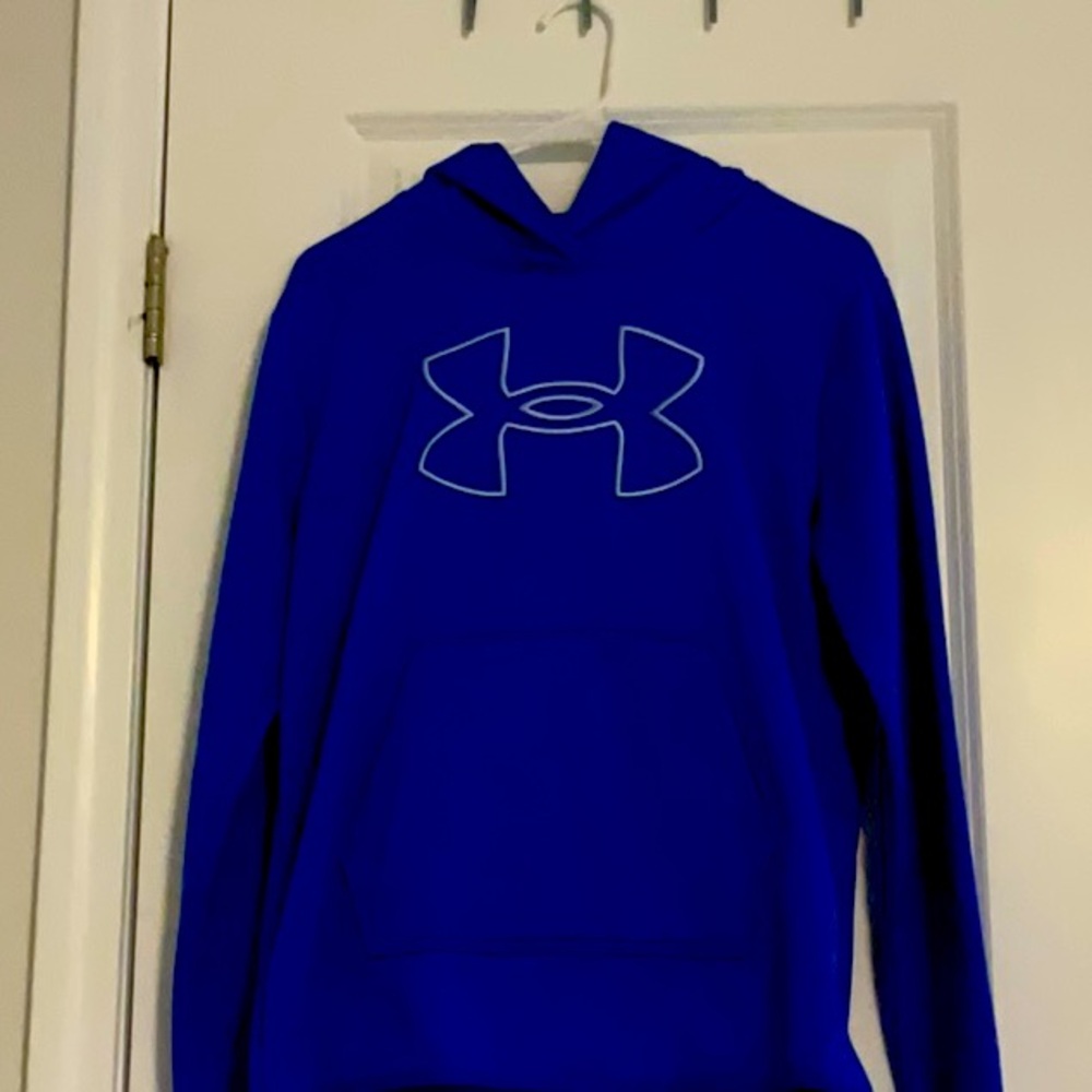 Unisex Medium Blue Under Armour Hoodie